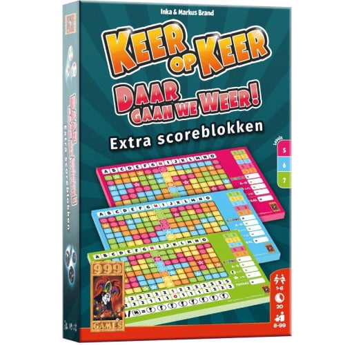 Scoreblokken Keer op Keer Level 5, 6 en 7