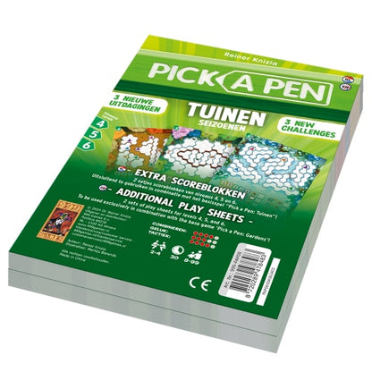 Scorblok Pick a Pen Tuinen: Seizoenen level 4, 5 en 6