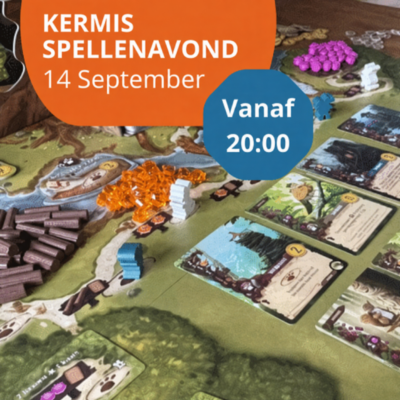 Ticket Spellenavond Kermisweek Wagenaar