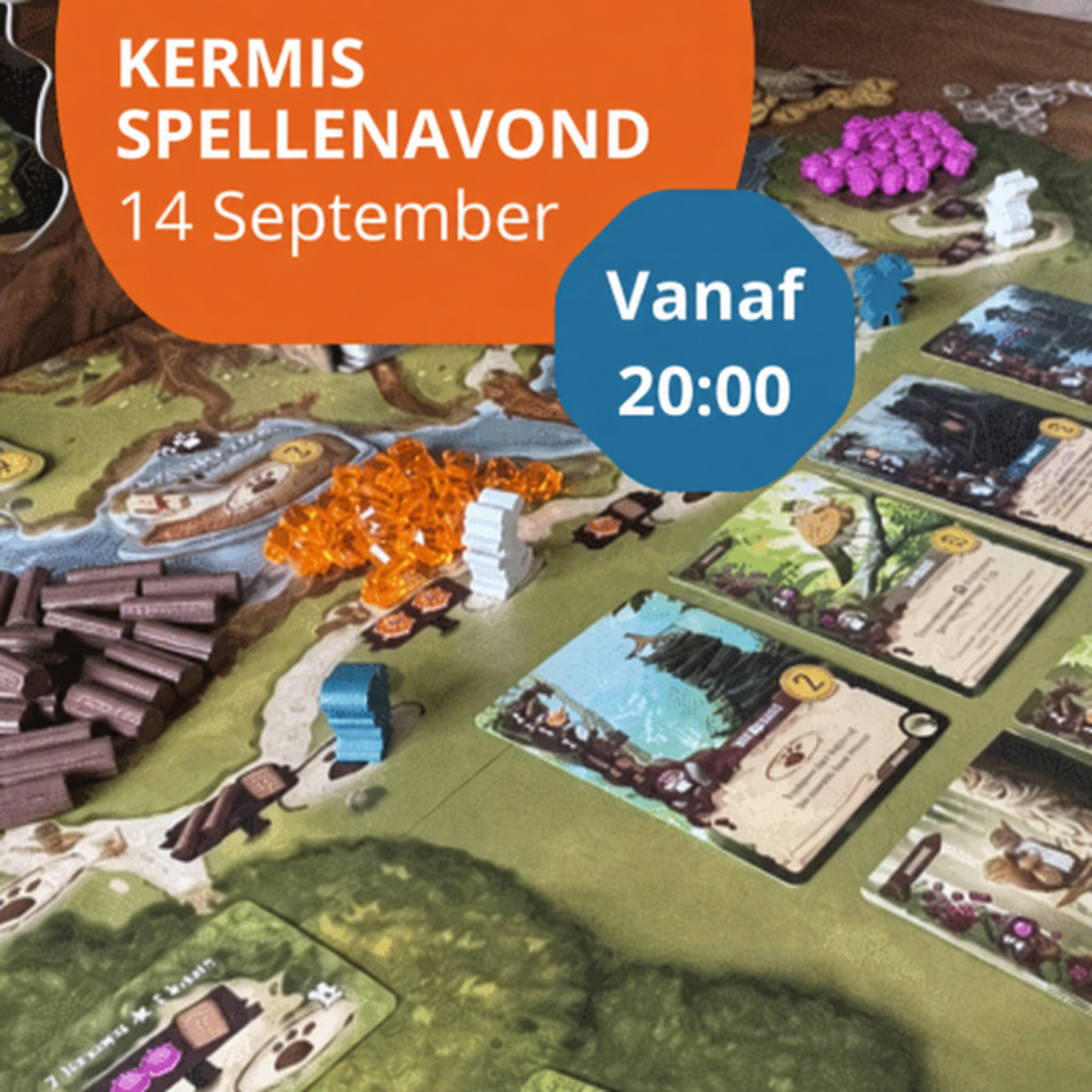 Spellenavond 2026 Ticket Spellenavond Kermisweek Wagenaar - Afbeelding 1